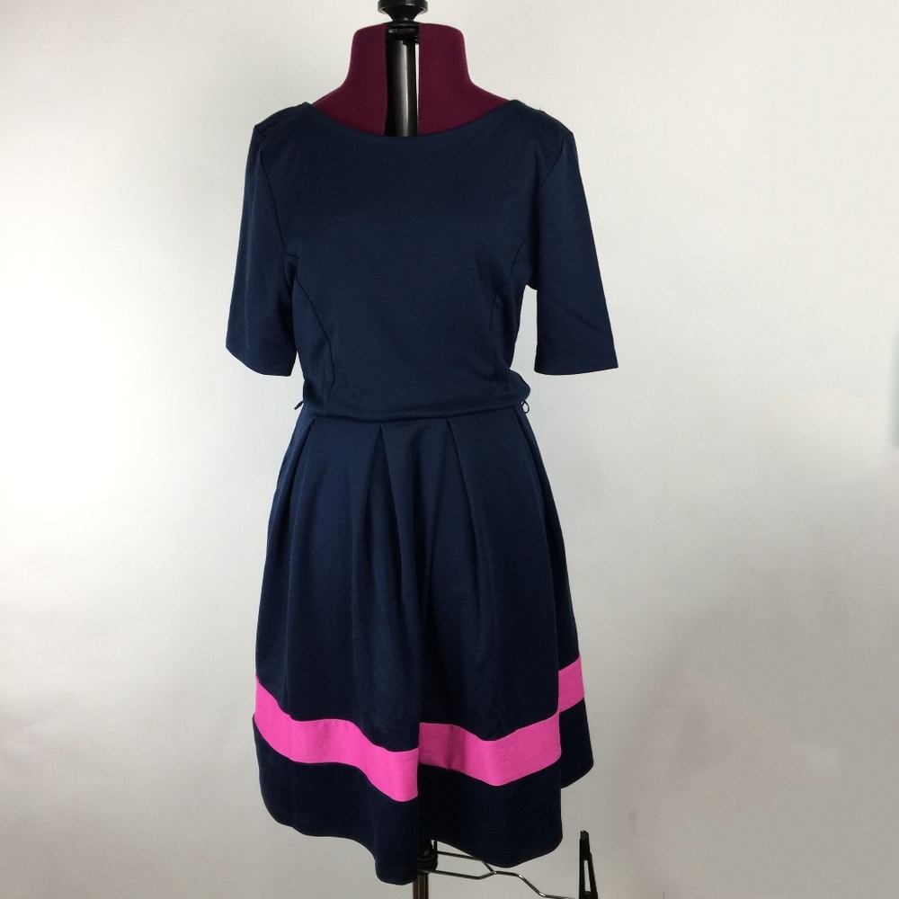 Forever 21 Dress in Blue & Pink Size M NWT